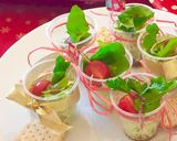 パーティ 前菜に 簡単 カップサラダ。作り方3写真