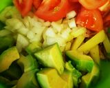 彩り野菜と卵のホットサラダ作り方7写真