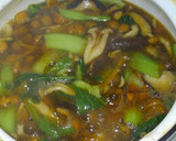 鶏ささみとチンゲン菜となめこのとろとろ煮作り方6写真