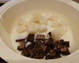 餅チョコ、レンジで簡単にモッチモチ作り方1写真
