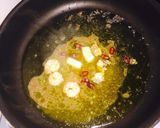 ☆アヒージョのオイルでスープパスタ☆作り方4写真