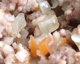 いろいろ便利合いびき肉と玉ねぎ人参炒め作り方7写真