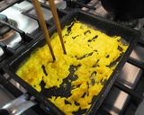 炒り玉子とお花飾りのお稲荷さん作り方12写真