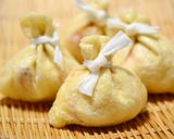 とろろ昆布ときのこの餅きんちゃく煮作り方4写真