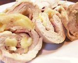 レンジで♡鶏胸肉のチーズハムロール❁*+作り方7写真