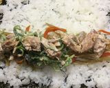 2018年節分・恵方巻き(鯖の味噌煮缶)作り方7写真