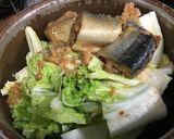 簡単サバ缶で白菜の煮物作り方1写真