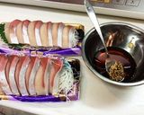 ブリのお刺身でカルパッチョ！作り方1写真