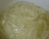 ルクルーゼで本格オニオングラタンスープ作り方1写真