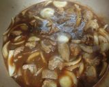 どて飯スジ肉入り　卵のせ　浪速の味作り方4写真