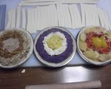 三色イモ三色ミート三色フルーツパイ作り方8写真