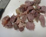 どて飯スジ肉入り　卵のせ　浪速の味作り方10写真