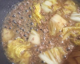 とろっとろ！白菜と挽肉の餡掛け作り方3写真
