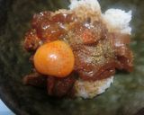 どて飯スジ肉入り　卵のせ　浪速の味作り方19写真