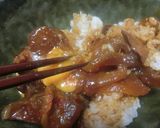 どて飯スジ肉入り　卵のせ　浪速の味作り方20写真