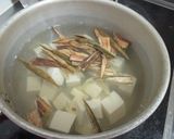 芋茎(ずいき)の味噌汁♪作り方4写真