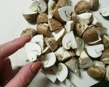 マッシュルームとゆで卵でホットサンド！作り方3写真