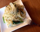 ほうれん草と玉葱のクリームパスタ作り方6写真
