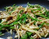簡単！定番！我が家の豚肉 青椒肉絲作り方9写真