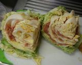 圧力鍋で♪キャベツ　香味ペースト簡単煮作り方3写真