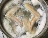 〆ラーメンの為の手羽先手羽元ほろほろ鍋作り方2写真