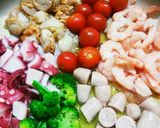 アヒージョからの激うまスパゲッティ作り方1写真