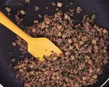 れんこん入りでシャキシャキ！肉そぼろ作り方5写真