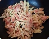 豚肉のにらと生姜炒め作り方2写真