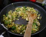 ♡アンチョビ風味な芽キャベツナパスタ作り方2写真