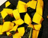 レンジで簡単 かぼちゃの煮物作り方1写真
