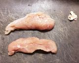 簡単！ささ身のカレーチーズ焼き作り方1写真