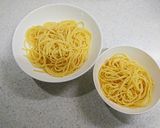 簡単アレンジ☆カレーパスタ グラタン風作り方6写真