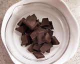 生地に溶かしチョコを入れたリッチスコーン作り方3写真