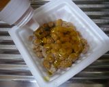 ハニー納豆トースト作り方2写真