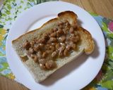 ハニー納豆トースト作り方4写真