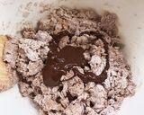 生地に溶かしチョコを入れたリッチスコーン作り方7写真
