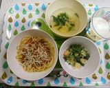簡単アレンジ☆カレーパスタ グラタン風作り方9写真