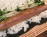 燻製中トロの漬けとイクラの巻き寿司作り方1写真