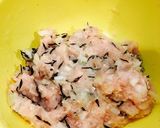 鶏ひき肉とひじきのつくね焼き作り方2写真