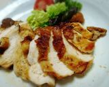 簡単手間無し、柔らか鳥胸ステーキ♪作り方3写真