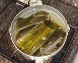【ひとり鍋】牡蠣の出汁鍋～おろしポン酢味作り方1写真