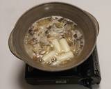 【ひとり鍋】牡蠣の出汁鍋～おろしポン酢味作り方5写真