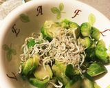 冷凍芽キャベツのしらす鰹節和え作り方1写真