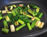 簡単!ネギ焼きキムチ作り方1写真