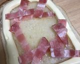 おうちカフェ♡簡単♡カルボナーラトースト作り方1写真