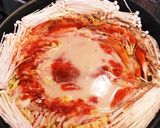 糖質制限♪ごま豆乳キムチ味ミルフィーユ鍋作り方4写真