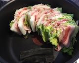 糖質制限♪ミルフィーユ鍋作り方3写真