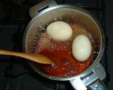 煮卵と豆腐のピリ辛サラダ作り方2写真