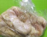 こんがり焼いた鶏皮の生春巻き(o^^o)作り方1写真