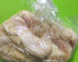 こんがり焼いた鶏皮の生春巻き(o^^o)作り方1写真